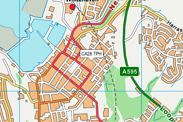 CA28 7PH map - OS VectorMap District (Ordnance Survey)