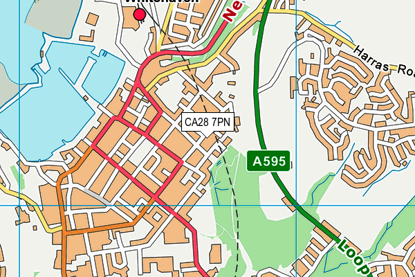 CA28 7PN map - OS VectorMap District (Ordnance Survey)