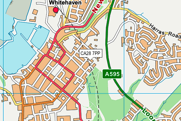 CA28 7PP map - OS VectorMap District (Ordnance Survey)