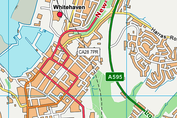 CA28 7PR map - OS VectorMap District (Ordnance Survey)