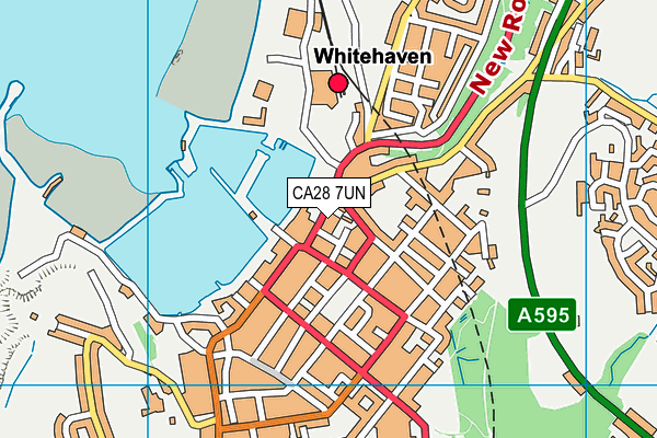 CA28 7UN map - OS VectorMap District (Ordnance Survey)