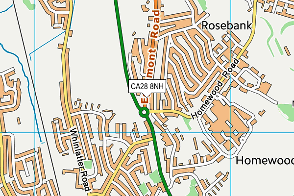 CA28 8NH map - OS VectorMap District (Ordnance Survey)