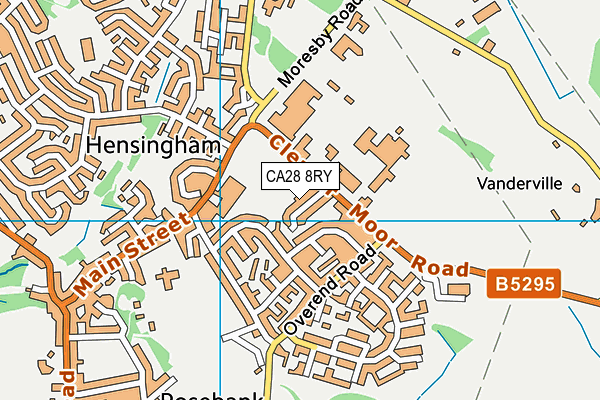 CA28 8RY map - OS VectorMap District (Ordnance Survey)