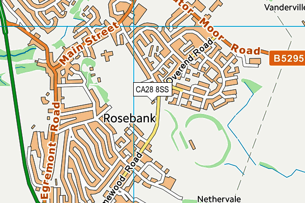 CA28 8SS map - OS VectorMap District (Ordnance Survey)