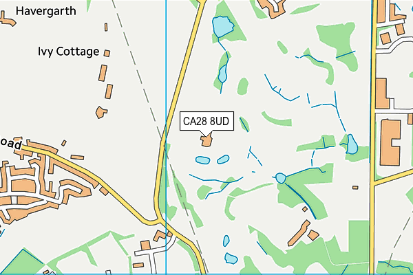 CA28 8UD map - OS VectorMap District (Ordnance Survey)
