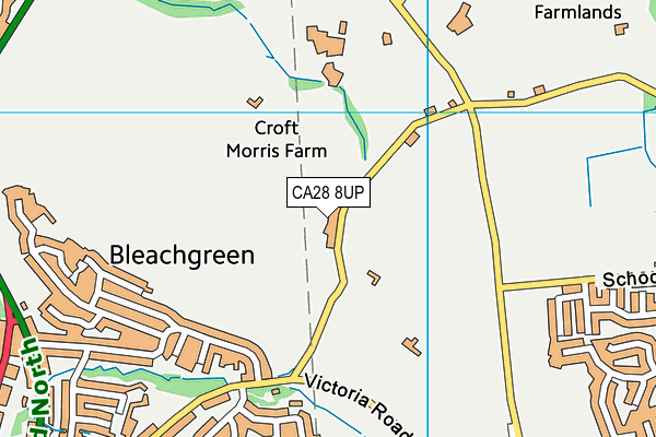 CA28 8UP map - OS VectorMap District (Ordnance Survey)