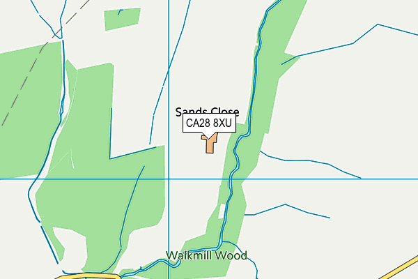 CA28 8XU map - OS VectorMap District (Ordnance Survey)