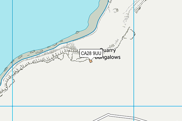 CA28 9UU map - OS VectorMap District (Ordnance Survey)