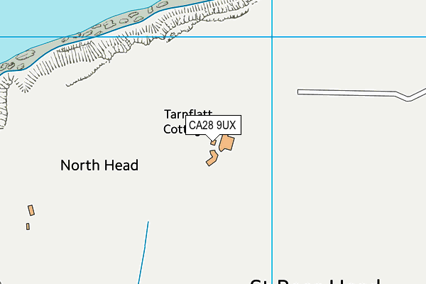 CA28 9UX map - OS VectorMap District (Ordnance Survey)