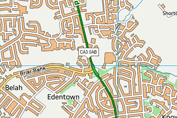 CA3 0AB map - OS VectorMap District (Ordnance Survey)