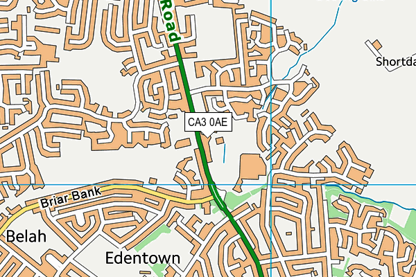 CA3 0AE map - OS VectorMap District (Ordnance Survey)
