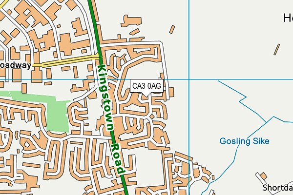 CA3 0AG map - OS VectorMap District (Ordnance Survey)