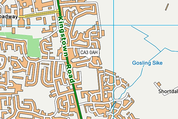 CA3 0AH map - OS VectorMap District (Ordnance Survey)