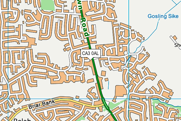 CA3 0AL map - OS VectorMap District (Ordnance Survey)