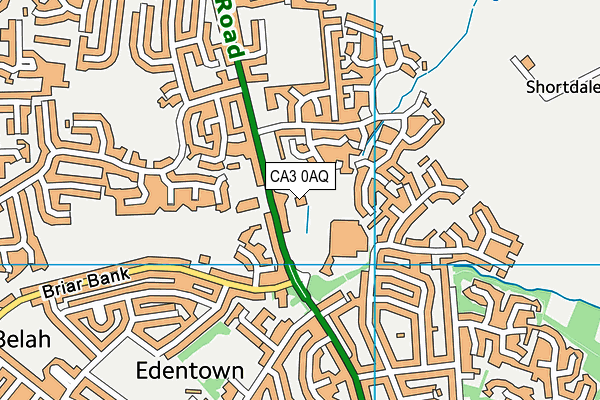 CA3 0AQ map - OS VectorMap District (Ordnance Survey)