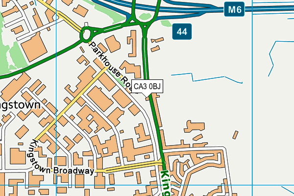 CA3 0BJ map - OS VectorMap District (Ordnance Survey)