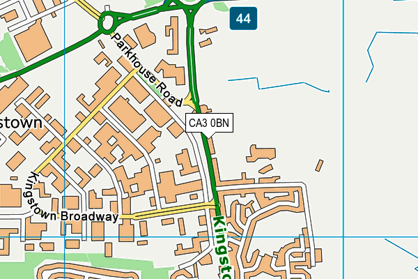 CA3 0BN map - OS VectorMap District (Ordnance Survey)