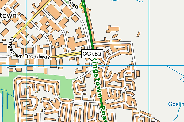 CA3 0BQ map - OS VectorMap District (Ordnance Survey)