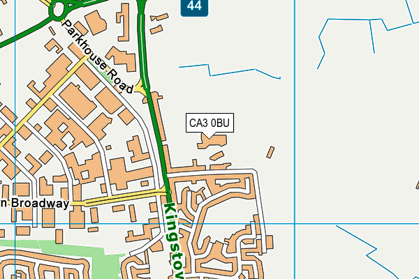 James Rennie School map (CA3 0BU) - OS VectorMap District (Ordnance Survey)