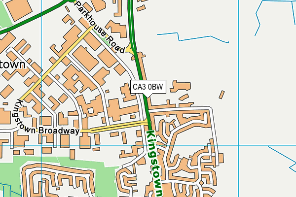 CA3 0BW map - OS VectorMap District (Ordnance Survey)