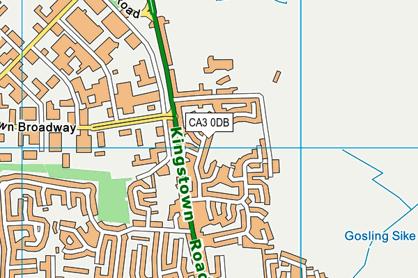 CA3 0DB map - OS VectorMap District (Ordnance Survey)