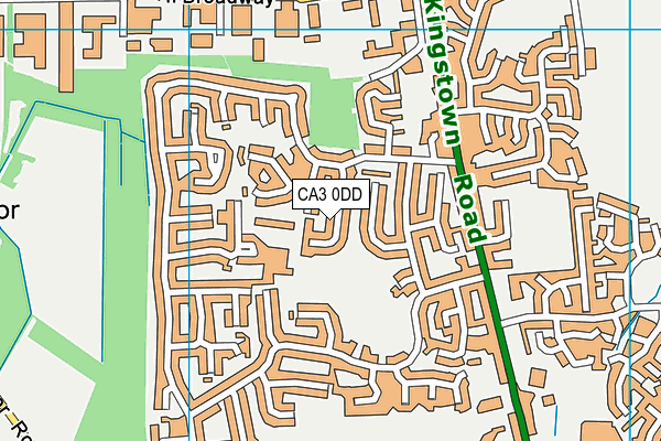 CA3 0DD map - OS VectorMap District (Ordnance Survey)