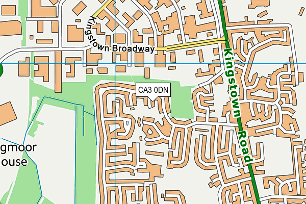 CA3 0DN map - OS VectorMap District (Ordnance Survey)