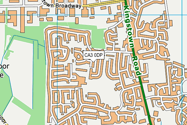 CA3 0DP map - OS VectorMap District (Ordnance Survey)