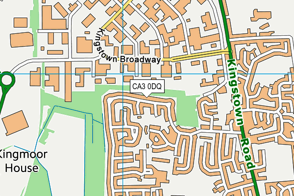 CA3 0DQ map - OS VectorMap District (Ordnance Survey)