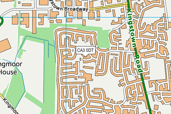 CA3 0DT map - OS VectorMap District (Ordnance Survey)