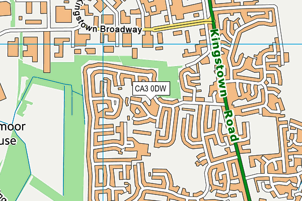 CA3 0DW map - OS VectorMap District (Ordnance Survey)