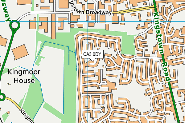 CA3 0DY map - OS VectorMap District (Ordnance Survey)