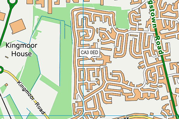 CA3 0ED map - OS VectorMap District (Ordnance Survey)