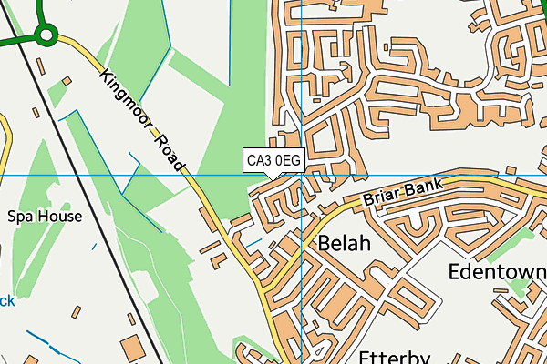 CA3 0EG map - OS VectorMap District (Ordnance Survey)
