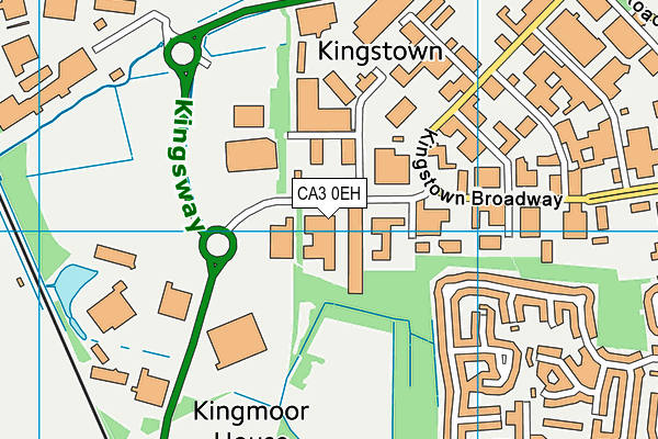 CA3 0EH map - OS VectorMap District (Ordnance Survey)