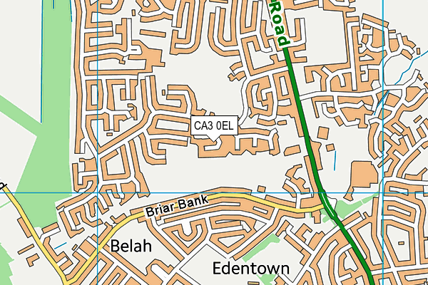 CA3 0EL map - OS VectorMap District (Ordnance Survey)