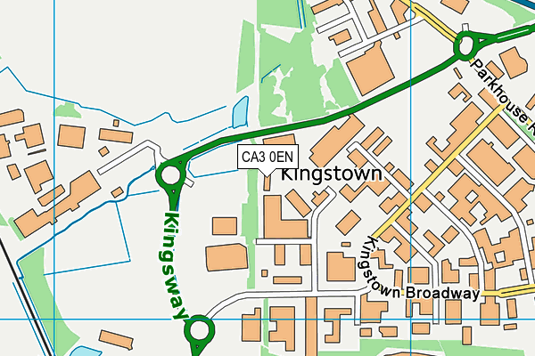 CA3 0EN map - OS VectorMap District (Ordnance Survey)