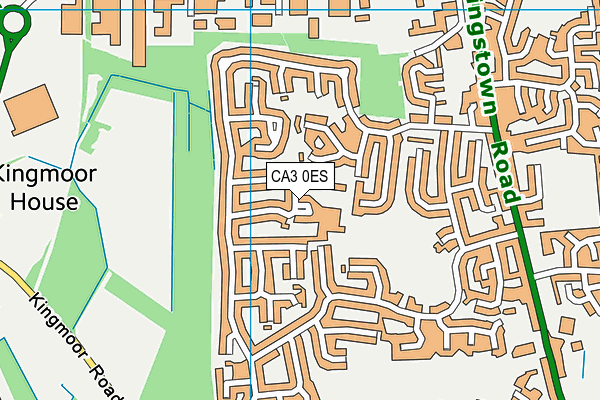 CA3 0ES map - OS VectorMap District (Ordnance Survey)