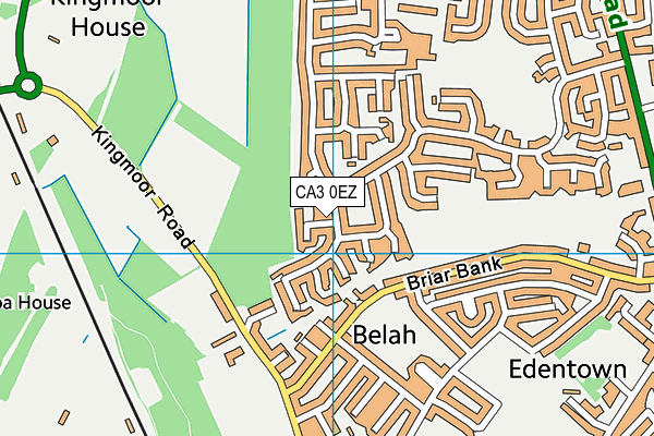 CA3 0EZ map - OS VectorMap District (Ordnance Survey)