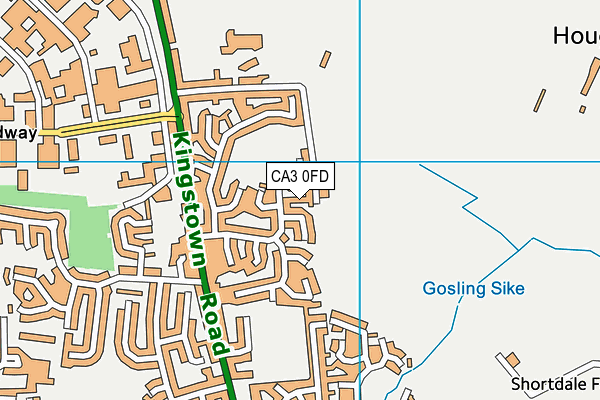 CA3 0FD map - OS VectorMap District (Ordnance Survey)