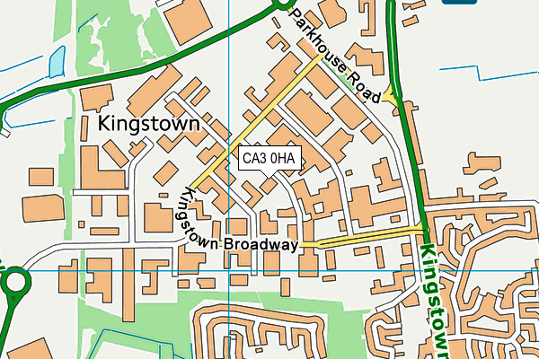 CA3 0HA map - OS VectorMap District (Ordnance Survey)