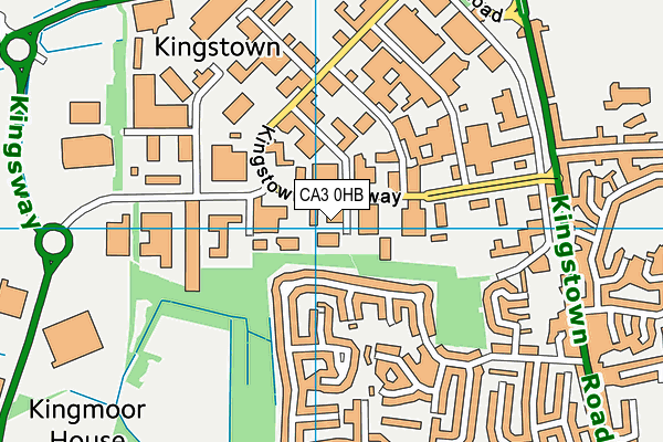 CA3 0HB map - OS VectorMap District (Ordnance Survey)