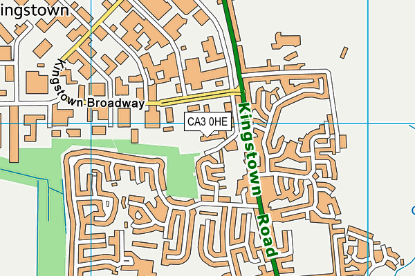 CA3 0HE map - OS VectorMap District (Ordnance Survey)