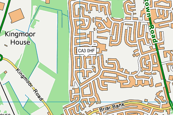 CA3 0HF map - OS VectorMap District (Ordnance Survey)