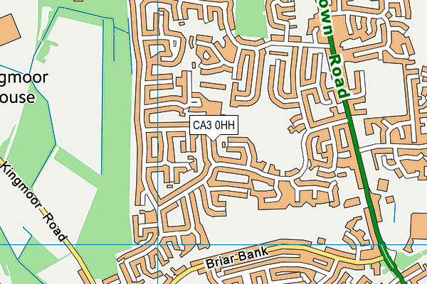 CA3 0HH map - OS VectorMap District (Ordnance Survey)