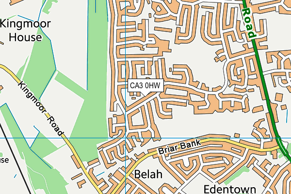 CA3 0HW map - OS VectorMap District (Ordnance Survey)