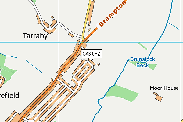 CA3 0HZ map - OS VectorMap District (Ordnance Survey)