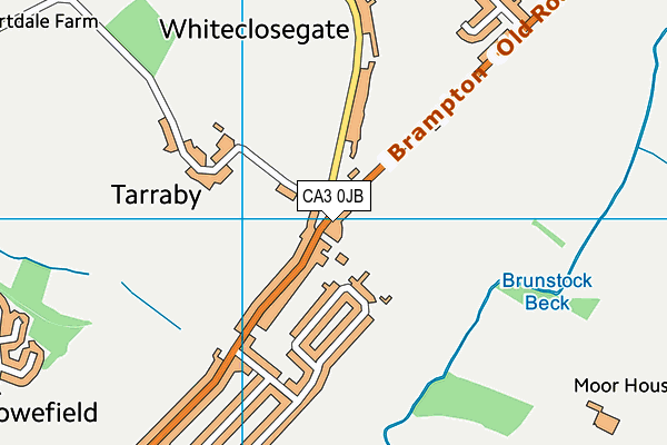 CA3 0JB map - OS VectorMap District (Ordnance Survey)