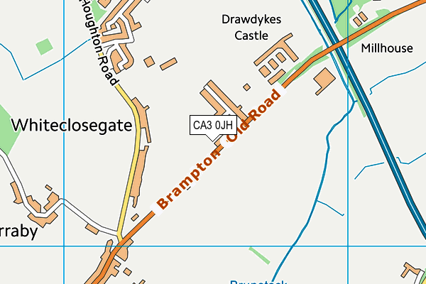 CA3 0JH map - OS VectorMap District (Ordnance Survey)