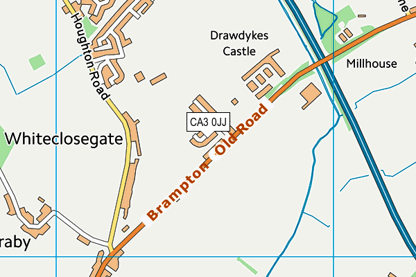 CA3 0JJ map - OS VectorMap District (Ordnance Survey)